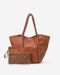 Leather handbag BIBA Frederic 