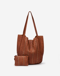 Leather shoulder bag BIBA...