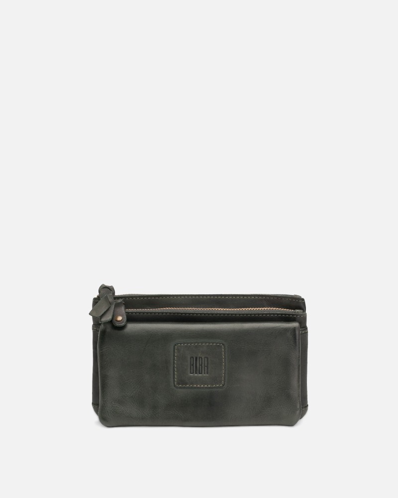 Leather wallet Kansas Green | BIBA Shops