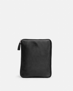 Black Leather Pencil Case by VIDA VIDA