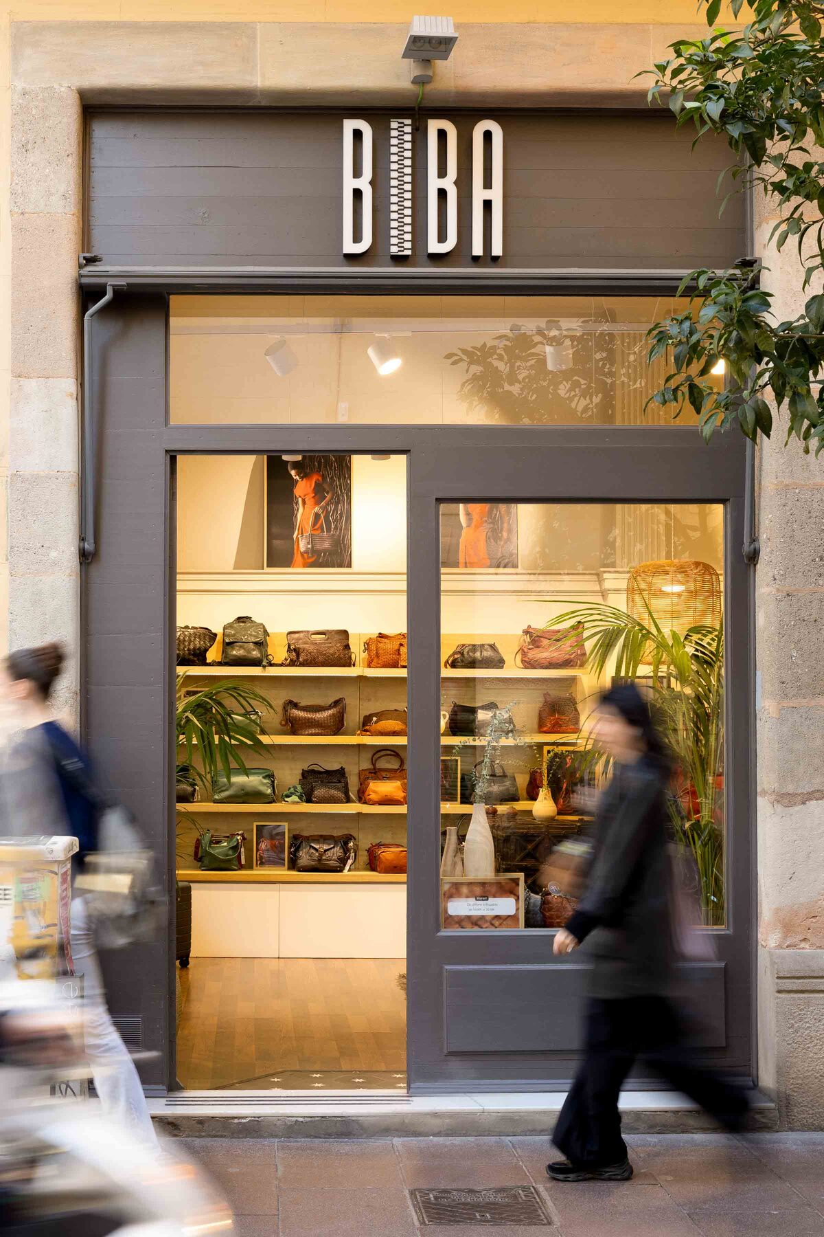 BIBA store from the street