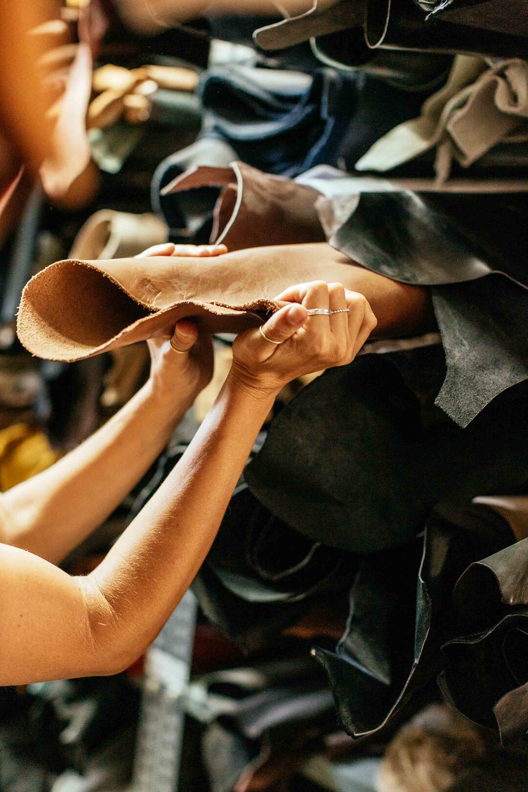 Leather selection
